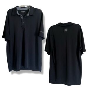 BLACK CLOVER LIVE LUCKY VINTAGE Golf Polo Shirt LIVE LUCKY Size Large 🍀Goth